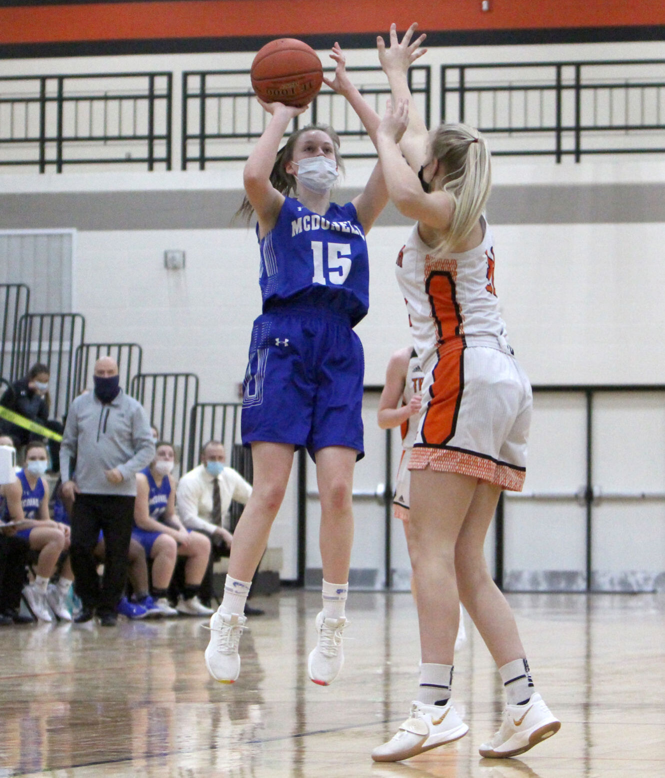 McDonell at Osseo-Fairchild girls basketball 1-11-21
